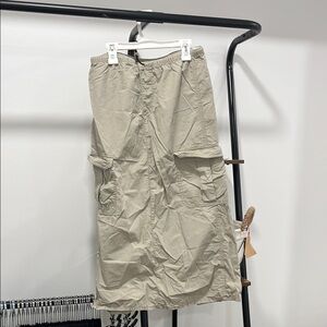 Tan/khaki Cargo Skirt